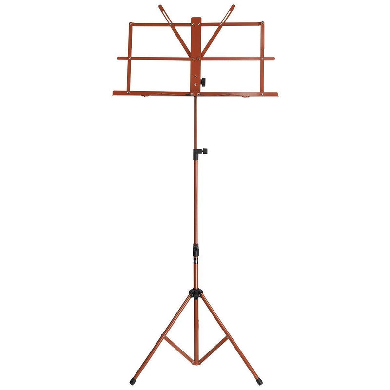 -SoundArt Traditional Folding Music Stand (Red)-Living Music