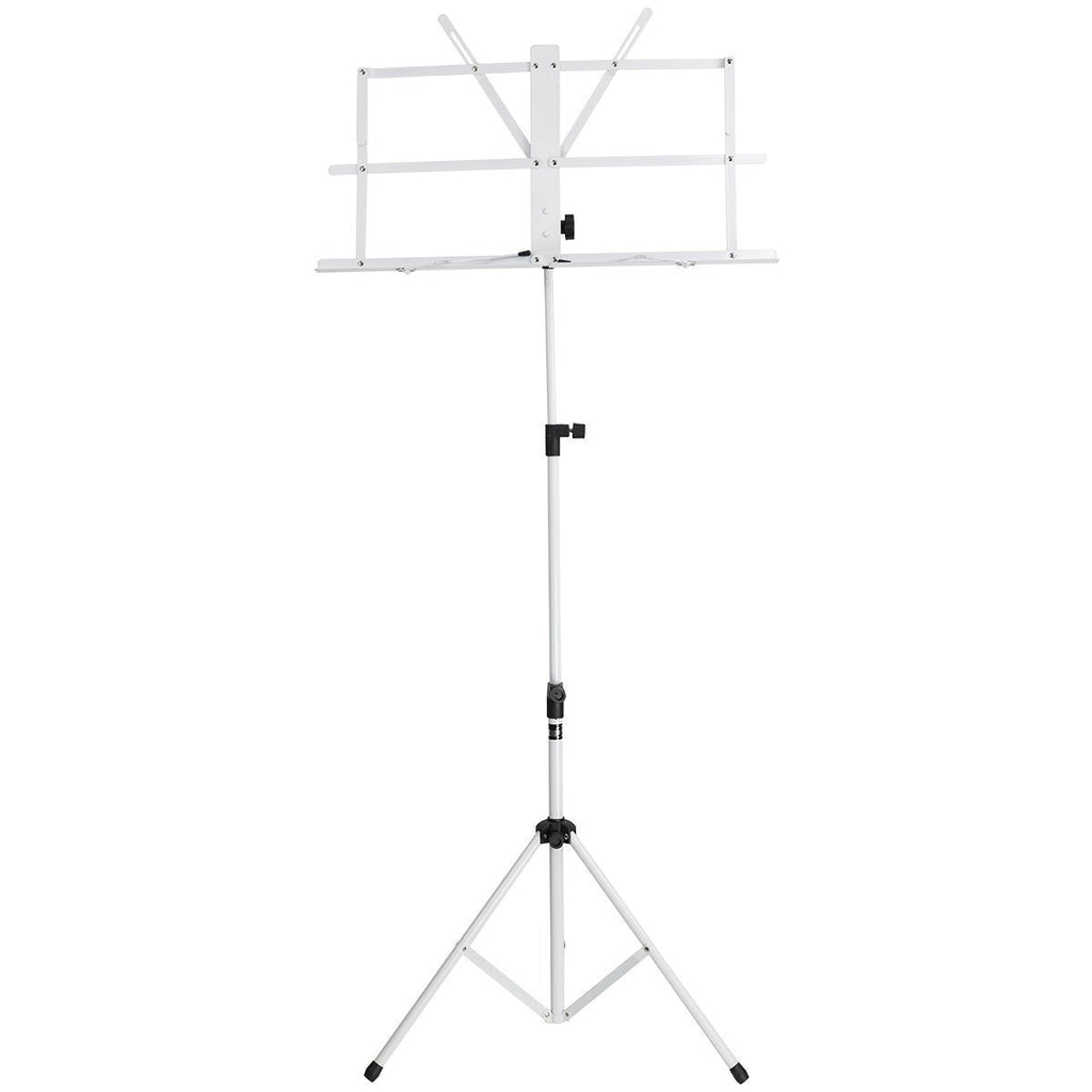 -SoundArt Traditional Folding Music Stand (White)-Living Music