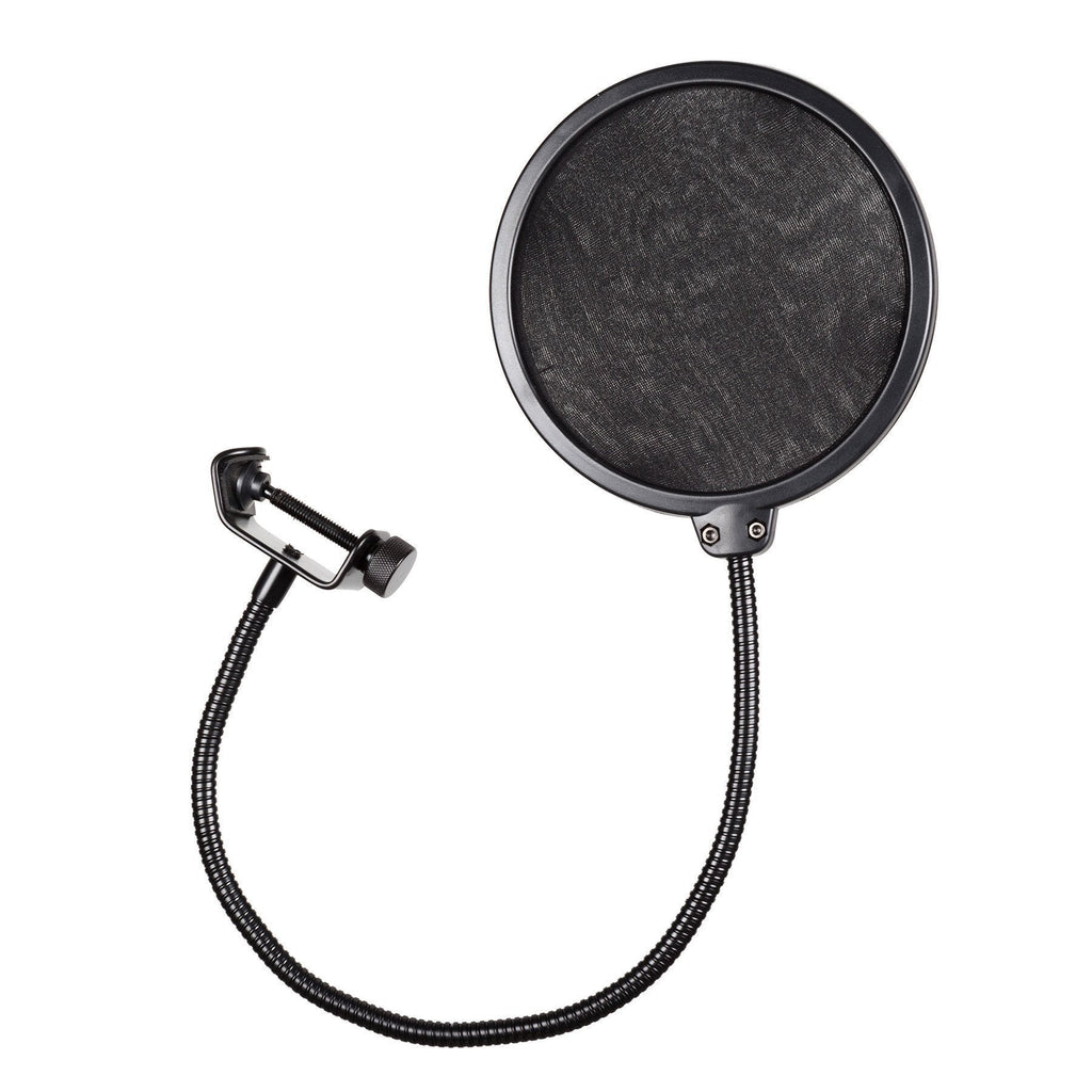 SPF-P2S-BLK-Soundart Compact Nylon Pop Filter-Living Music