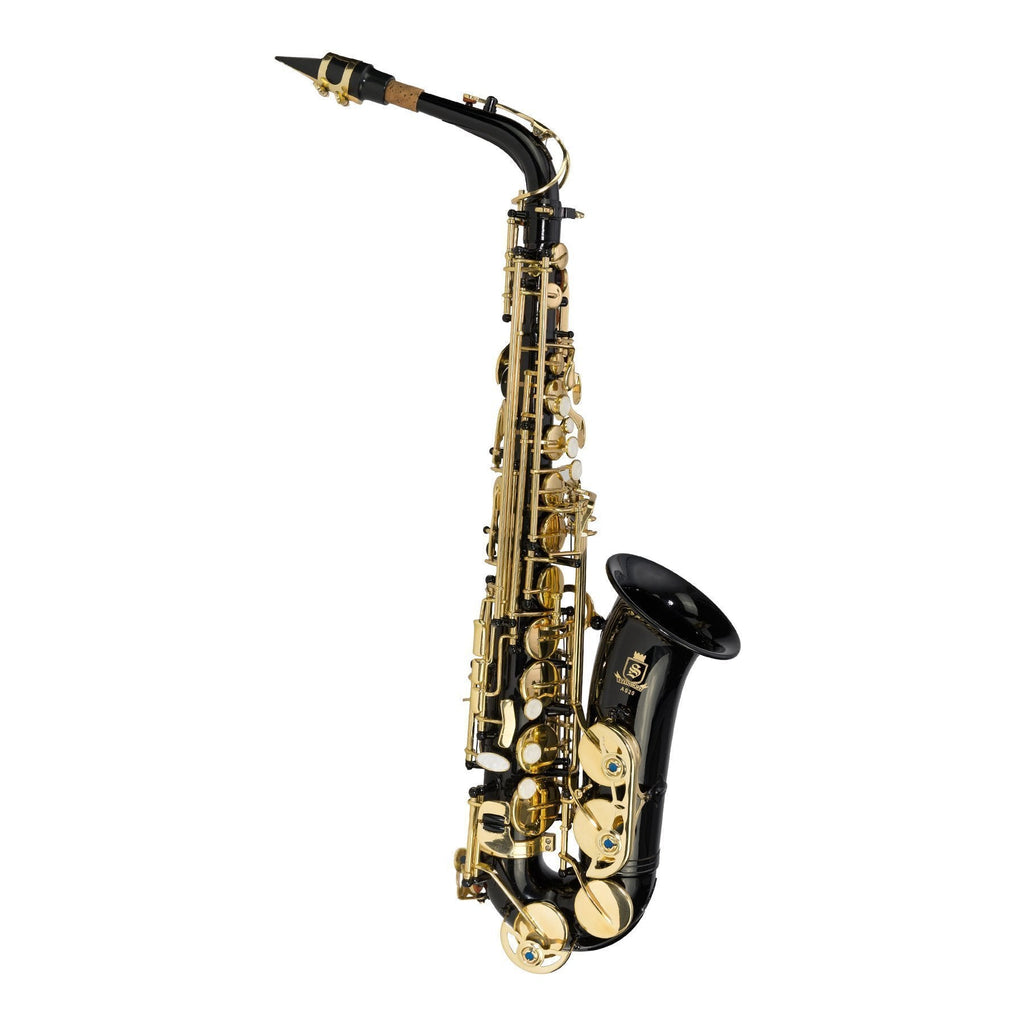 KSO-AS20-BLK-Steinhoff Intermediate Alto Saxophone (Black)-Living Music