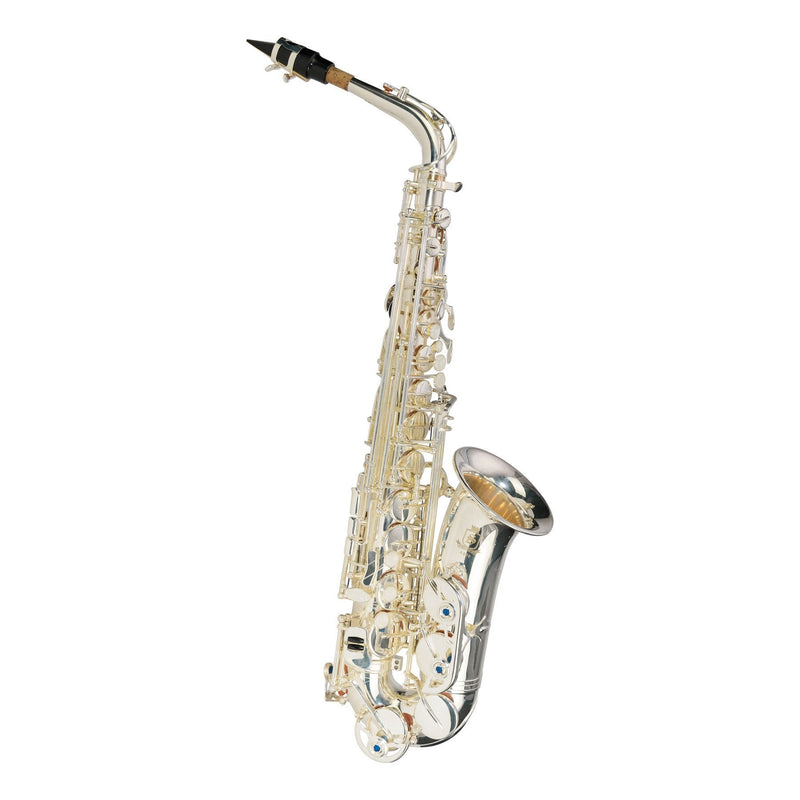 -Steinhoff Intermediate Alto Saxophone (Silver)-Living Music
