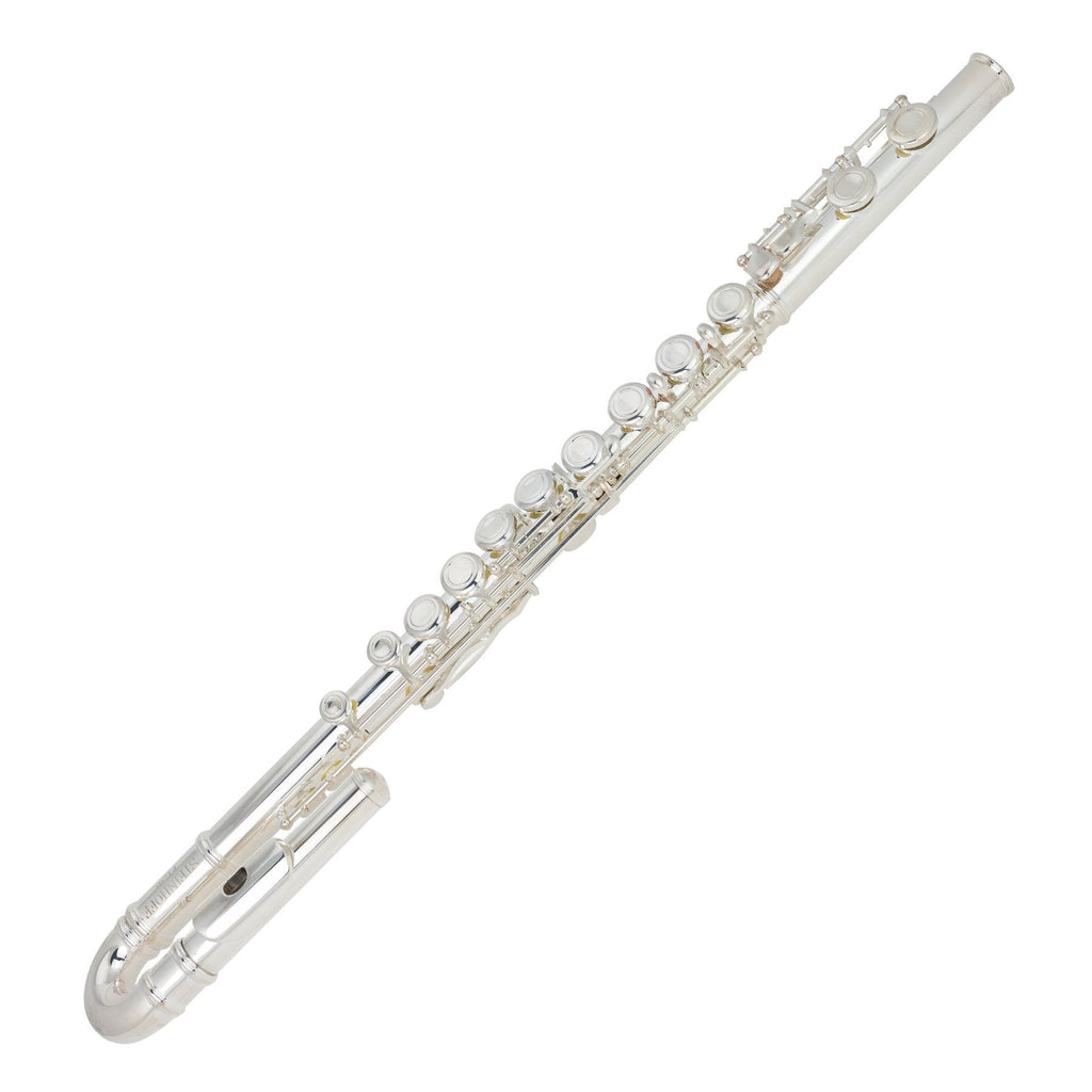 KSO-FL38-SLV-Steinhoff Twin-Head Intermediate C Flute (Silver)-Living Music