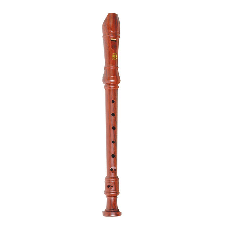 -Steinhoff 'Wood-Look' Recorder for Kids with Cleaning Rod and Pouch-Living Music