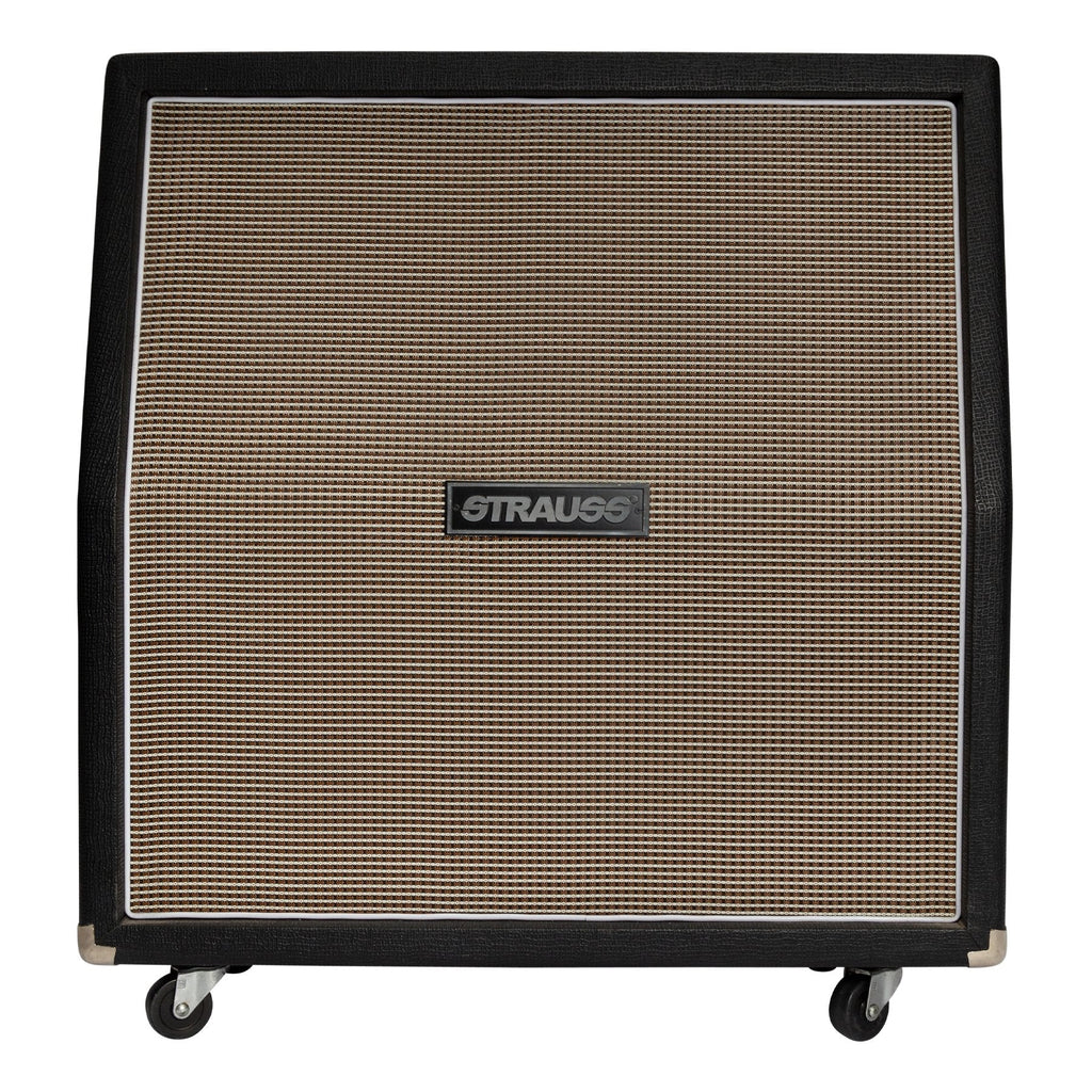 SVCAB-412-BLK-Strauss 4x12 400 Watt Speaker Cabinet (Black)-Living Music