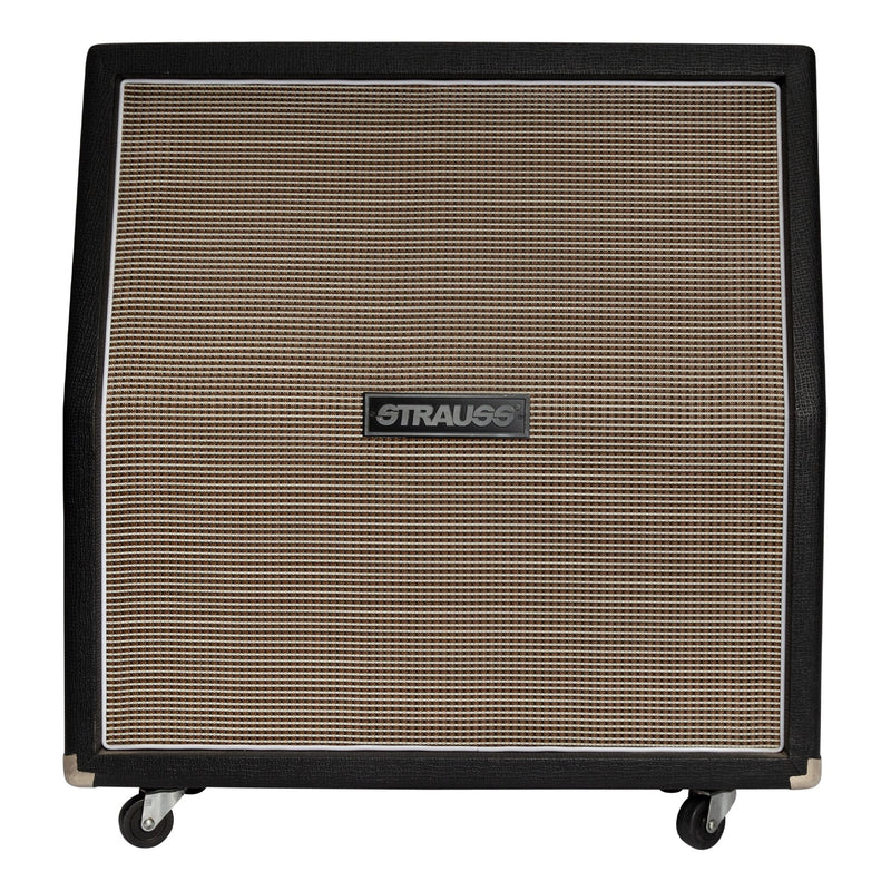 -Strauss 4x12 400 Watt Speaker Cabinet (Black)-Living Music