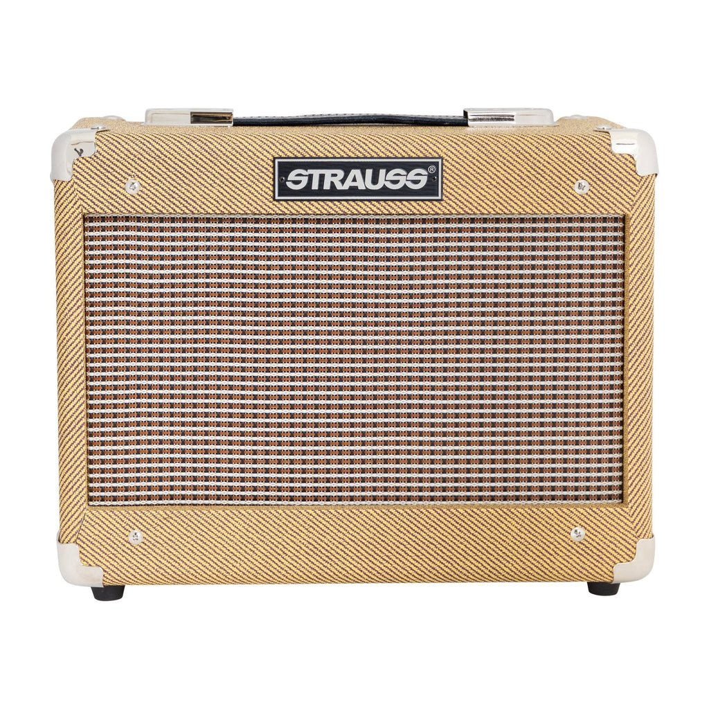 SM-T5-TWD-Strauss SM-T5 5 Watt Combo Valve Amplifier (Tweed)-Living Music