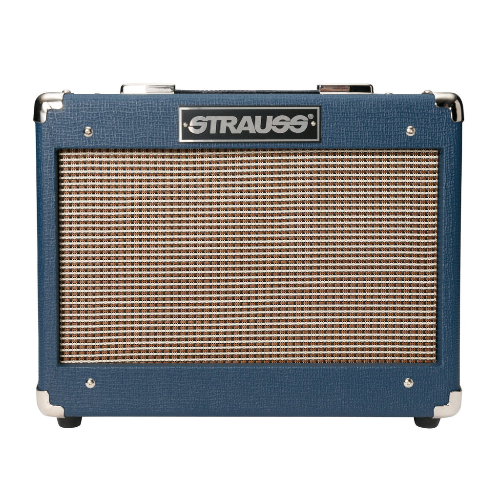 -Strauss SVT-10 10 Watt Combo Valve Amplifier (Blue)-Living Music