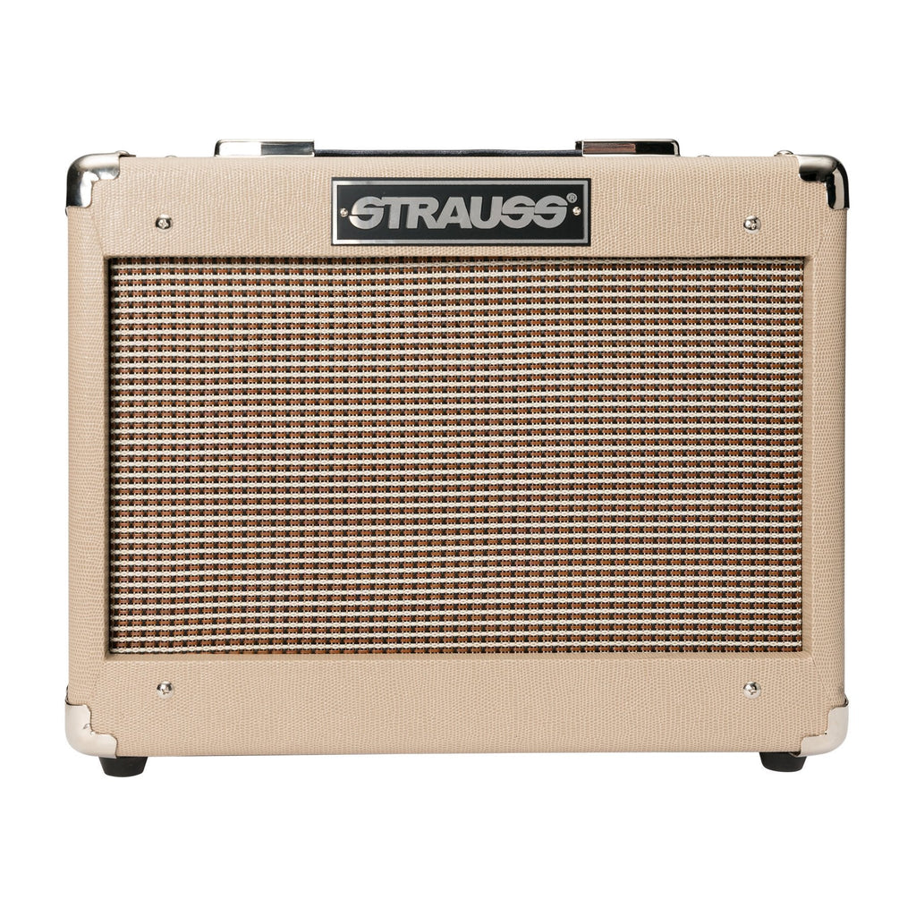 -Strauss SVT-10 10 Watt Combo Valve Amplifier (Cream)-Living Music