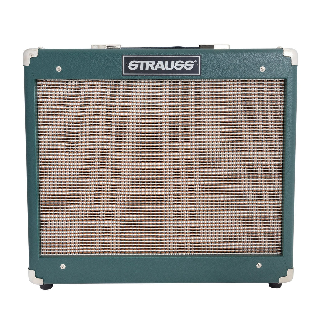 SVT-15R-GRN-Strauss SVT-15R 15 Watt Combo Valve Amplifier with Reverb (Green)-Living Music