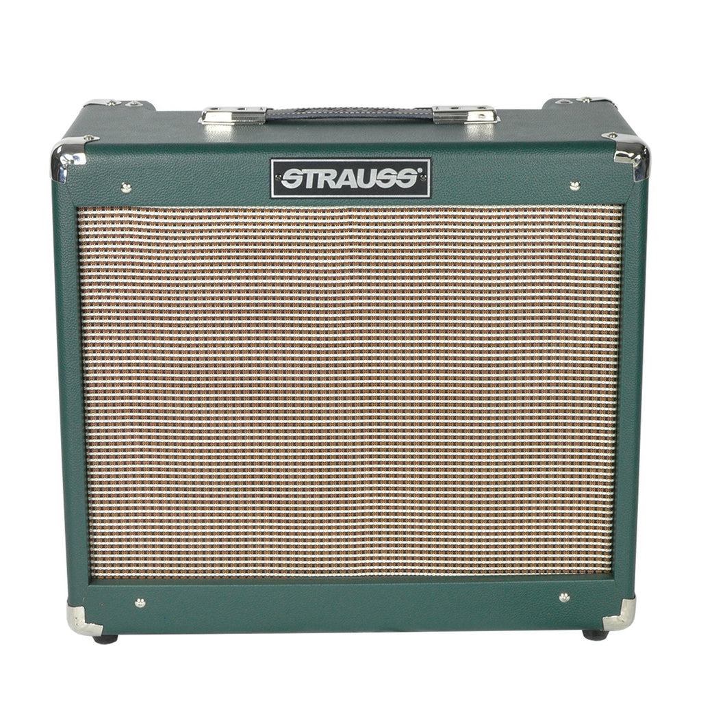 -Strauss SVT-20R 20 Watt Combo Valve Amplifier with Reverb (Green)-Living Music