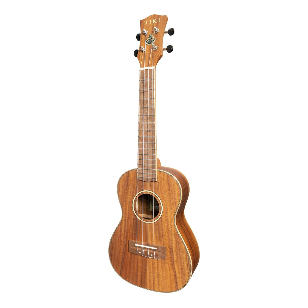 TKC-3-NST-Tiki '3 Series' Koa Concert Ukulele with Gig Bag (Natural Satin)-Living Music