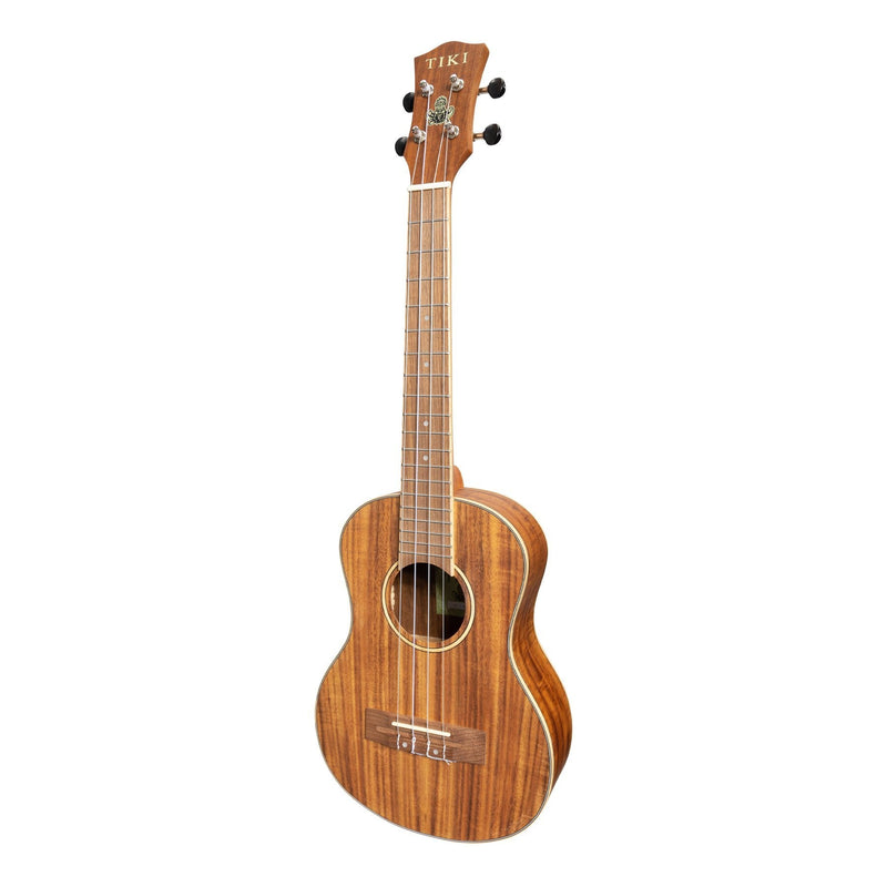 -Tiki '3 Series' Koa Tenor Ukulele with Gig Bag (Natural Satin)-Living Music