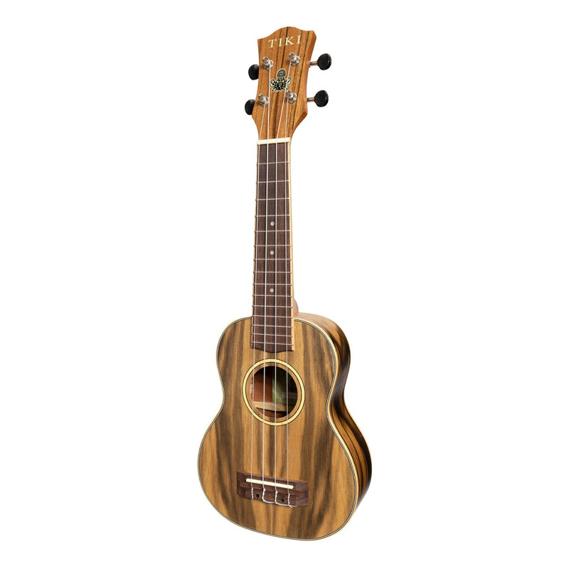 -Tiki '4 Series' Daowood Soprano Ukulele with Gig Bag (Natural Satin)-Living Music