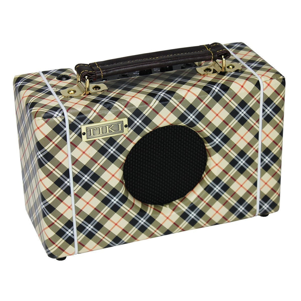 TK-UA2-CHK-Tiki 5 Watt Portable Ukulele Amplifier (Chequered)-Living Music