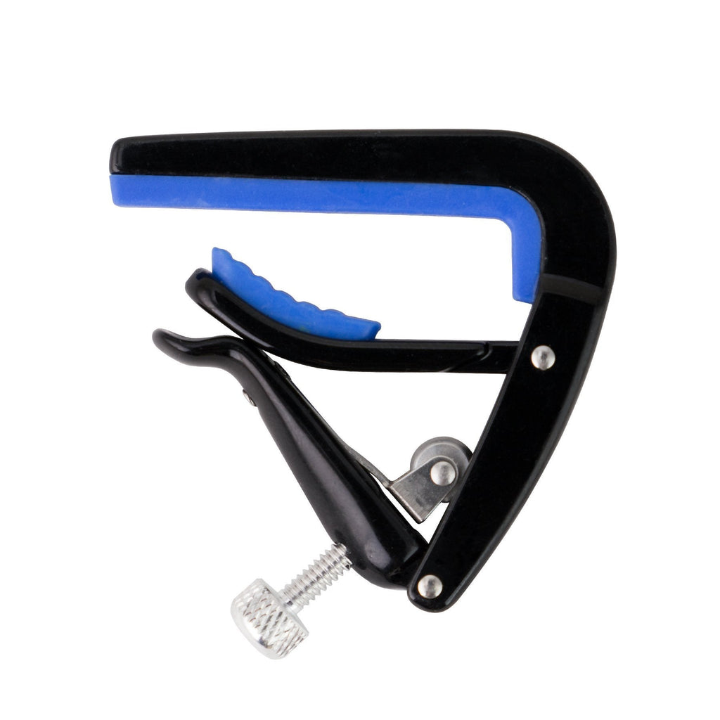-Tiki Adjustable Roller Ukulele Capo (Black)-Living Music