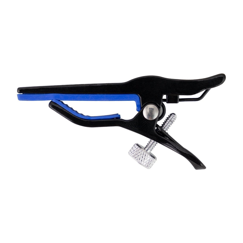 -Tiki Quick-Grip Ukulele Capo (Black)-Living Music