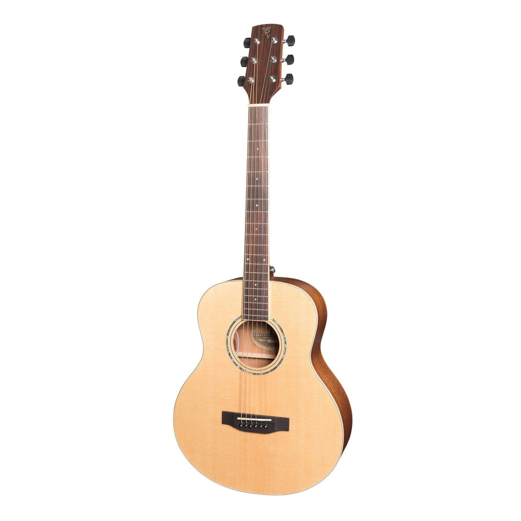 -Timberidge '1 Series' Spruce Solid Top Acoustic-Electric TS-Mini Guitar (Natural Satin)-Living Music