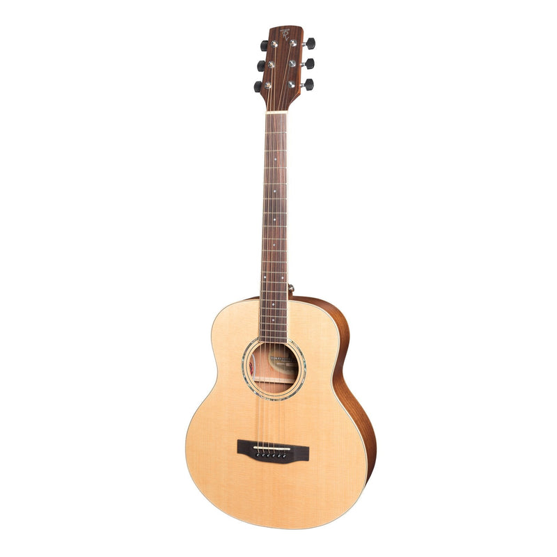 -Timberidge '1 Series' Spruce Solid Top Acoustic-Electric TS-Mini Guitar (Natural Satin)-Living Music