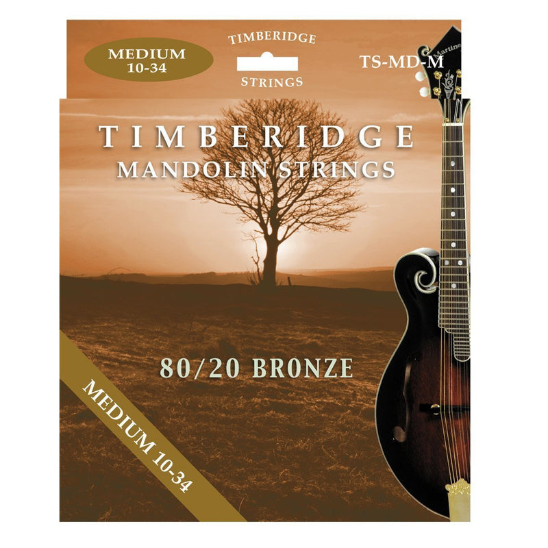 -Timberidge Medium Tension 80/20 Bronze Mandolin Strings (10-34)-Living Music