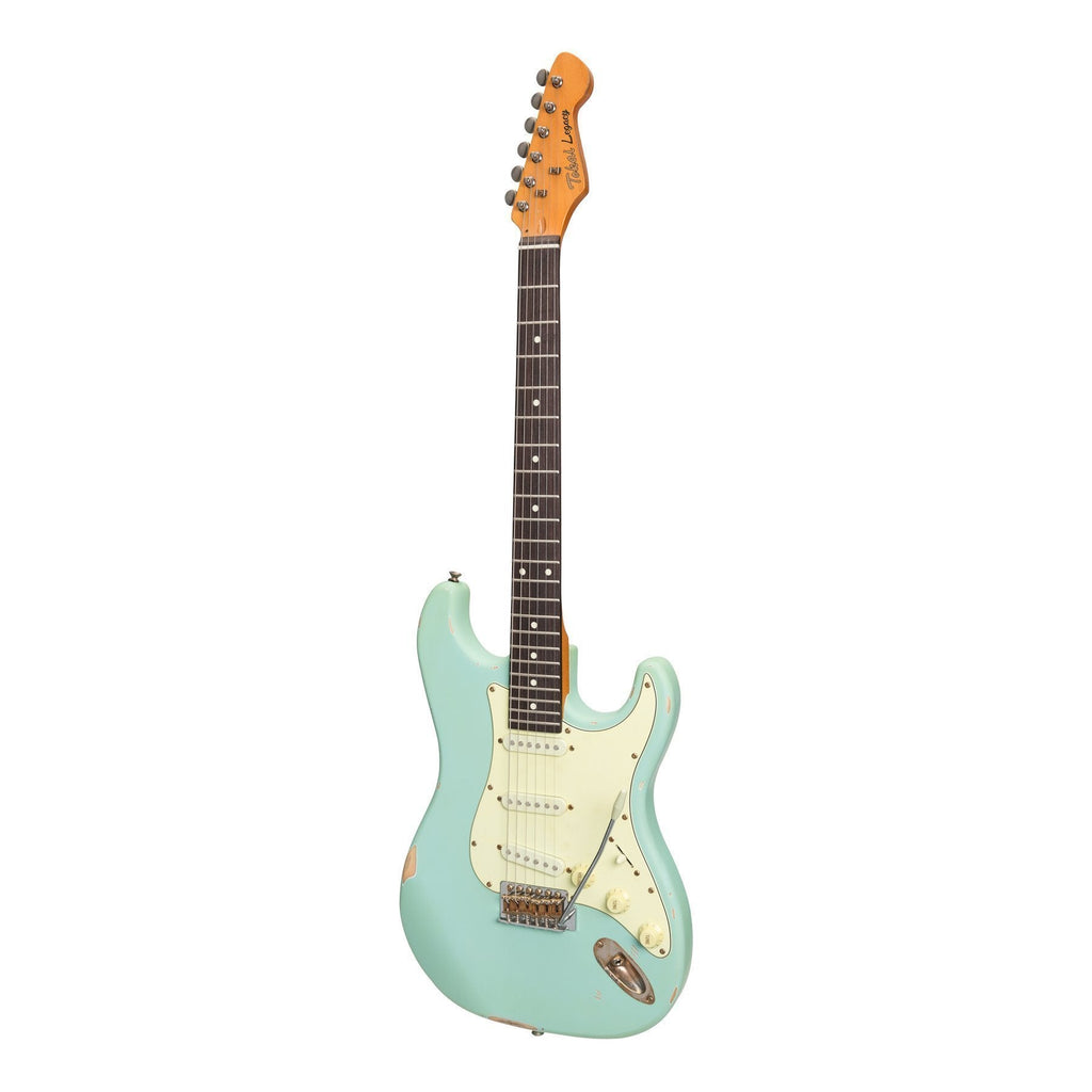 -Tokai 'Legacy Series' ST-Style 'Relic' Electric Guitar (Blue)-Living Music