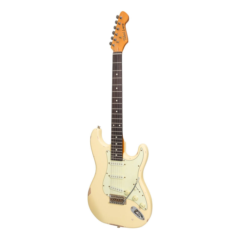 -Tokai 'Legacy Series' ST-Style 'Relic' Electric Guitar (Cream)-Living Music