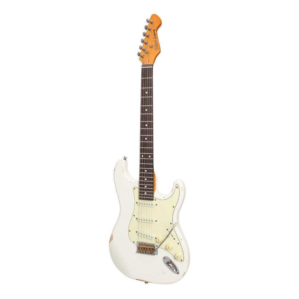 -Tokai 'Legacy Series' ST-Style 'Relic' Electric Guitar (Vintage White)-Living Music