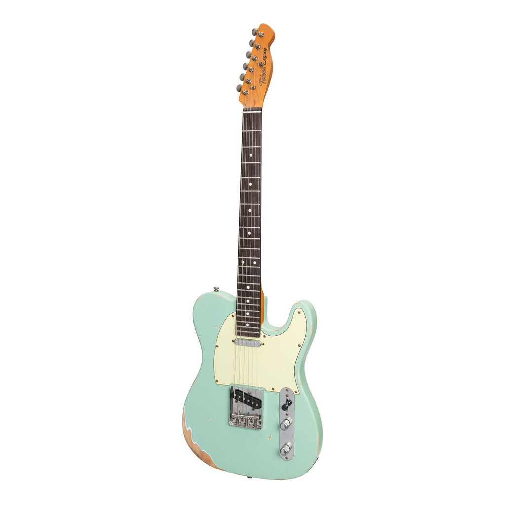 -Tokai 'Legacy Series' TE-Style 'Relic' Electric Guitar (Blue)-Living Music
