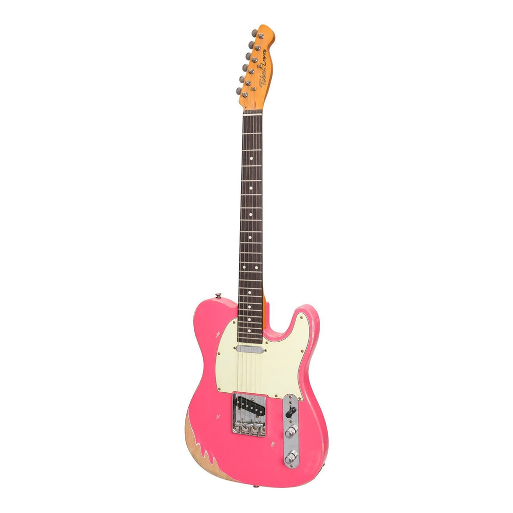 -Tokai 'Legacy Series' TE-Style 'Relic' Electric Guitar (Pink)-Living Music