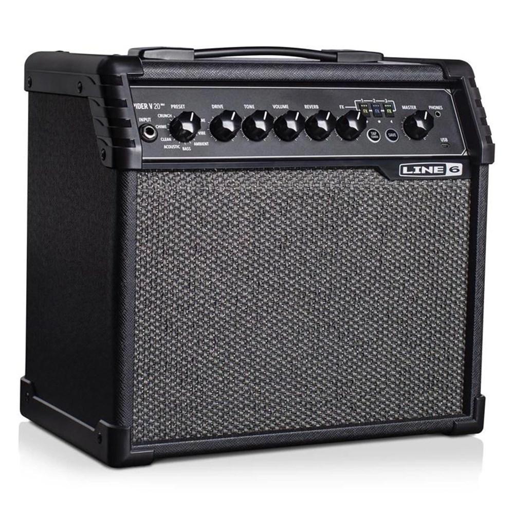 -Line 6 'Spider V20 MkII' 20 Watt Modelling Combo Solid State Amplifier-Living Music