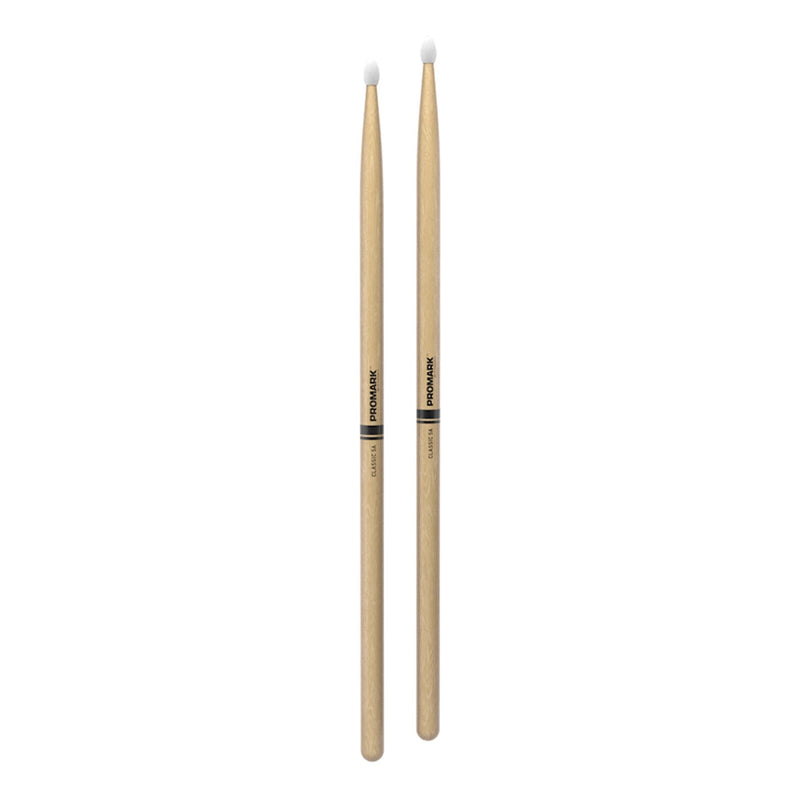 -Promark Classic 5A Hickory Nylon Tip Drumsticks-Living Music