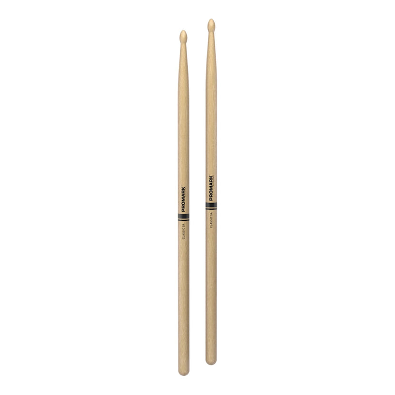 -Promark Classic 5A Hickory Wood Tip Drumsticks-Living Music