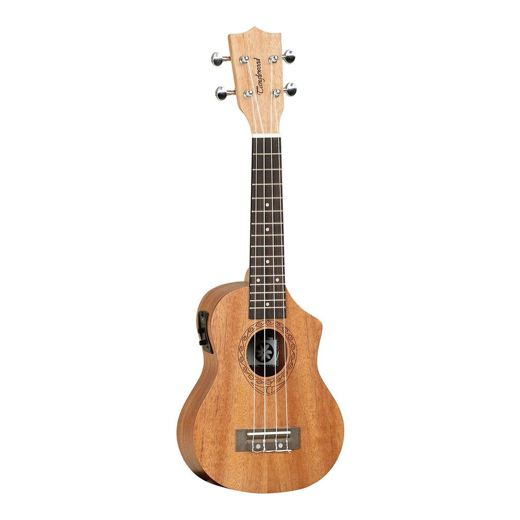 TUT1CE-Tanglewood 'Tiare' Mahogany Cutaway Soprano Ukulele (Natural Satin)-Living Music