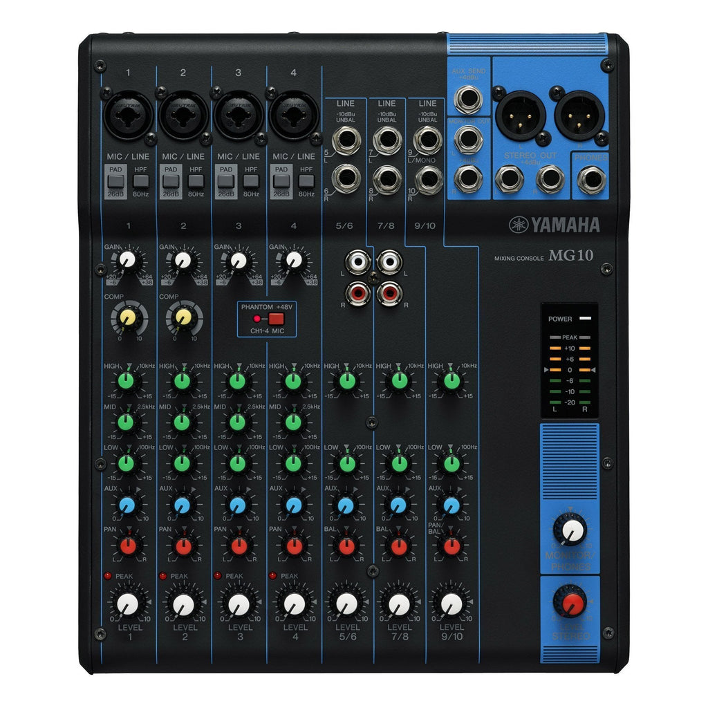 MG10//AU-Yamaha 'MG10' 10-Channel Analogue Mixer-Living Music