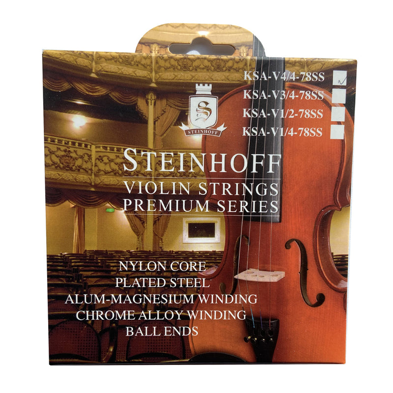 -Steinhoff Premium Violin Strings 3/4 Size-Living Music