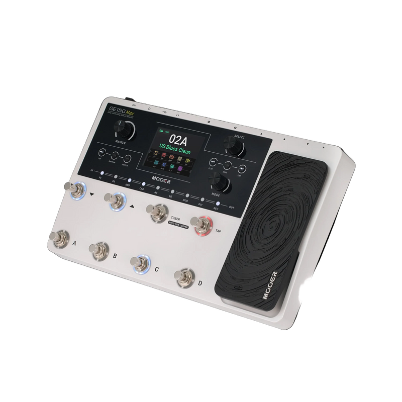 -Mooer GE-150 Max Guitar Multi-Effects Processor (White)-Living Music