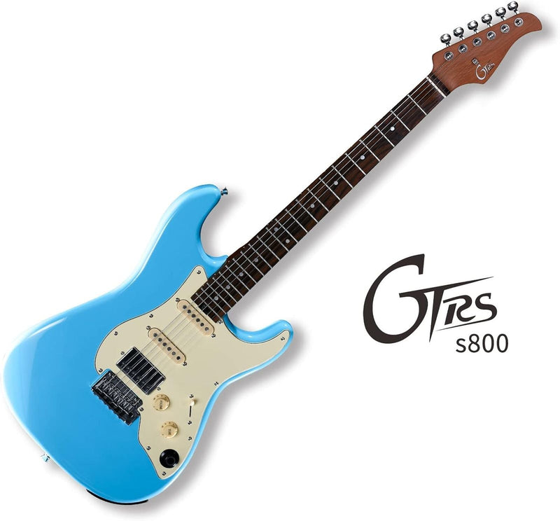 -Mooer GTRS S800 Intelligent Guitar (Sonic Blue)-Living Music