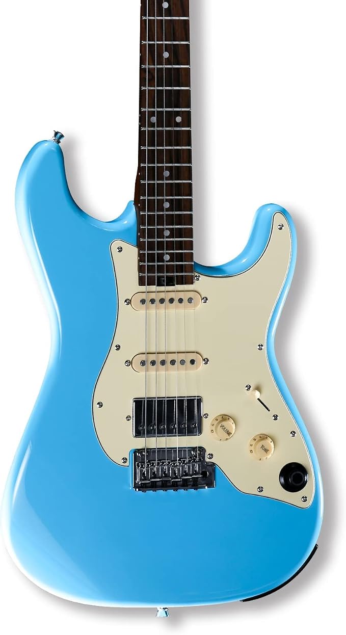 -Mooer GTRS S800 Intelligent Guitar (Sonic Blue)-Living Music