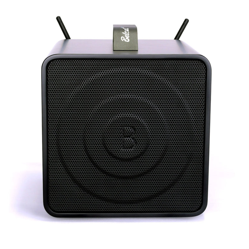 -Belcat Compact 40 Watt Two-Channel Rechargeable Wireless PA System (Black)-Living Music