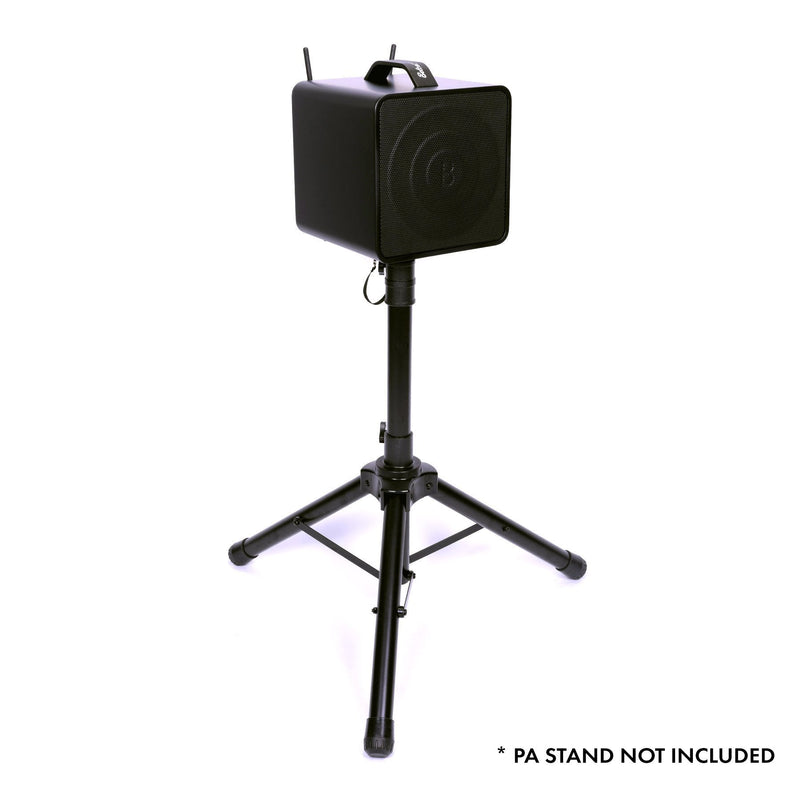 -Belcat Compact 40 Watt Two-Channel Rechargeable Wireless PA System (Black)-Living Music