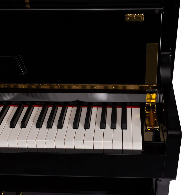 -CROWN CDP-901-BLK UPRIGHT DIGITAL PIANO (Gloss Black)-Living Music