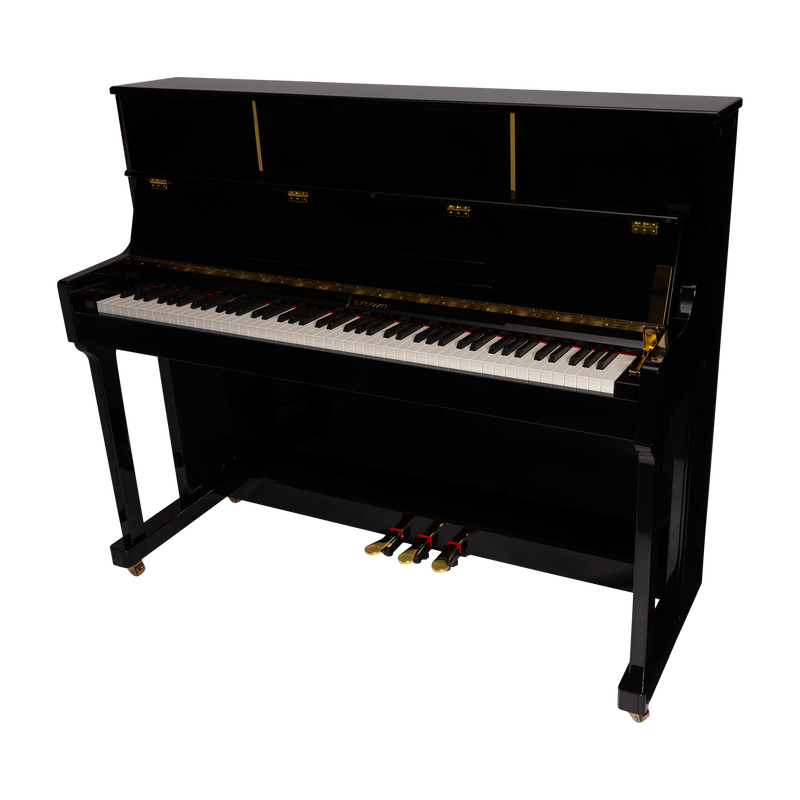 -CROWN CDP-901-BLK UPRIGHT DIGITAL PIANO (Gloss Black)-Living Music