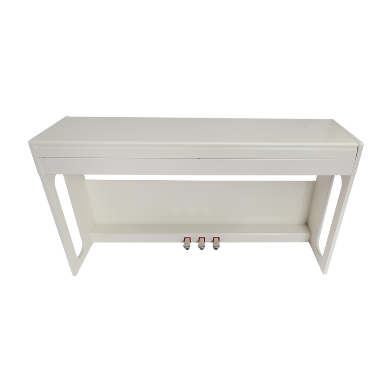 -Crown CDP806 – 88-Key Weighted Digital Piano (Gloss White)-Living Music