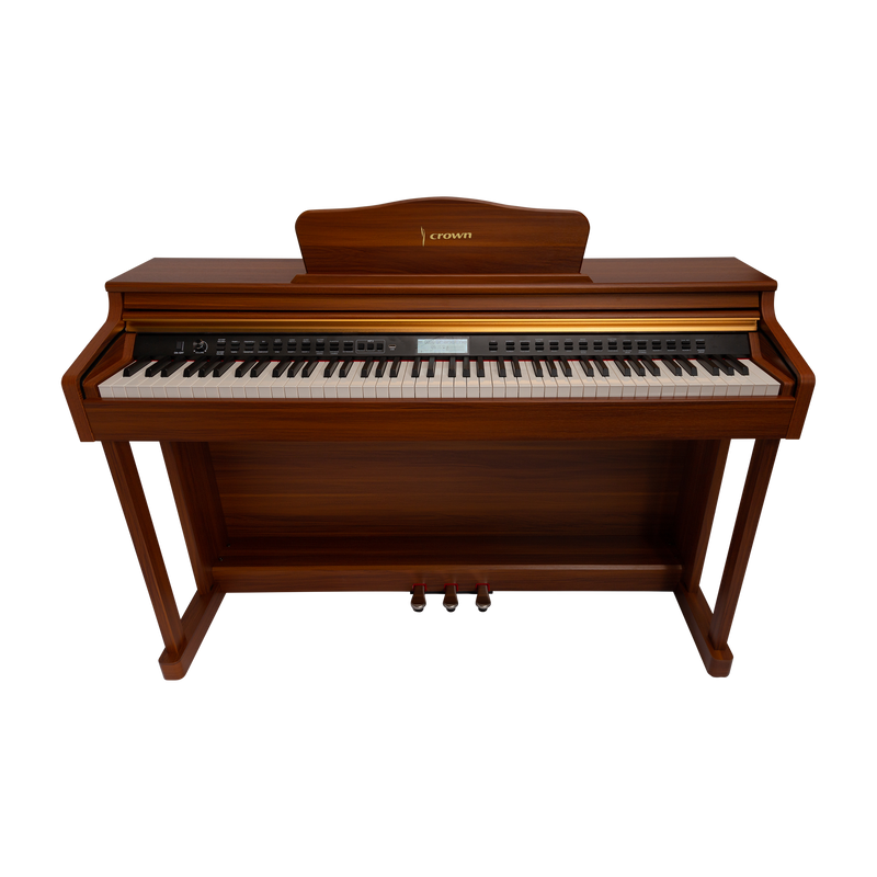 -CROWN CDP-913-WDG UPRIGHT DIGITAL PIANO (Woodgrain)-Living Music