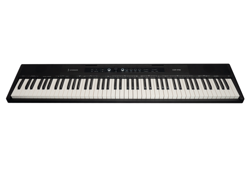 -Crown P86 88-Key Touch Responsive Digital Piano (Black)-Living Music