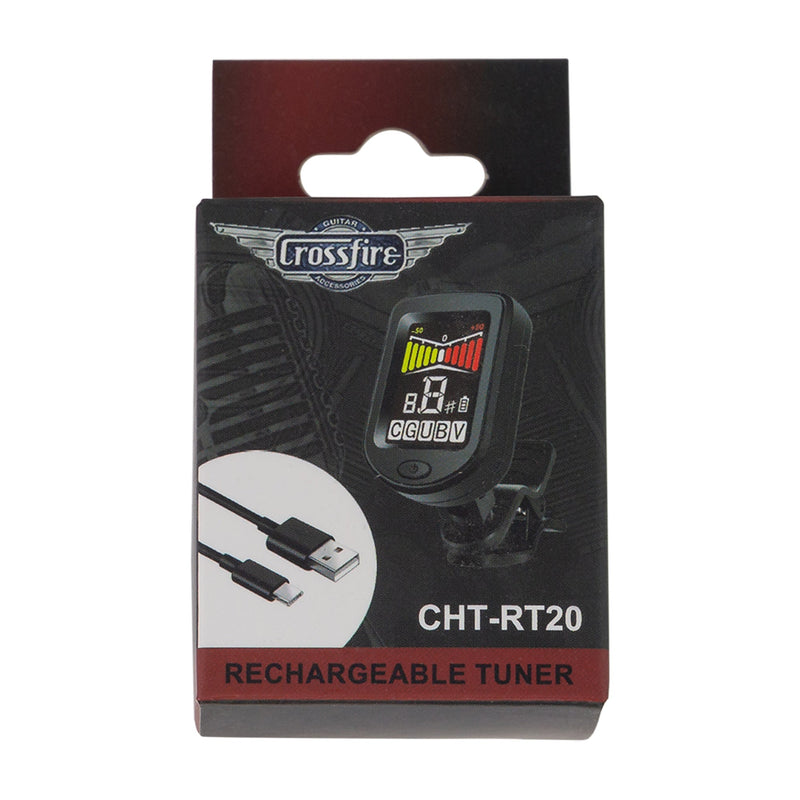 -Crossfire CHT-RT20 Rechargeable Clip-On Tuner-Living Music