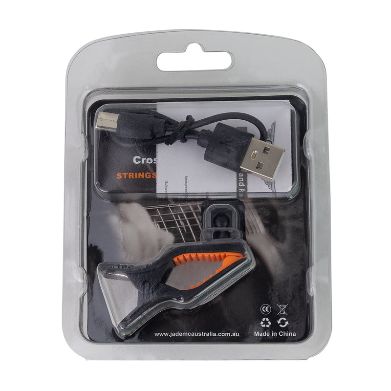 -Crossfire CHT-RT30 Rechargeable Clip-On Tuner-Living Music