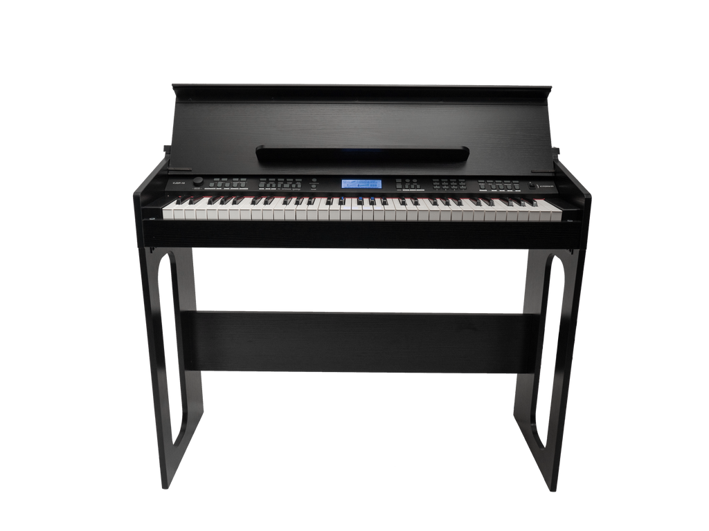 -Crown CJDP 61-Key Touch Responsive Digital Piano (Black)-Living Music