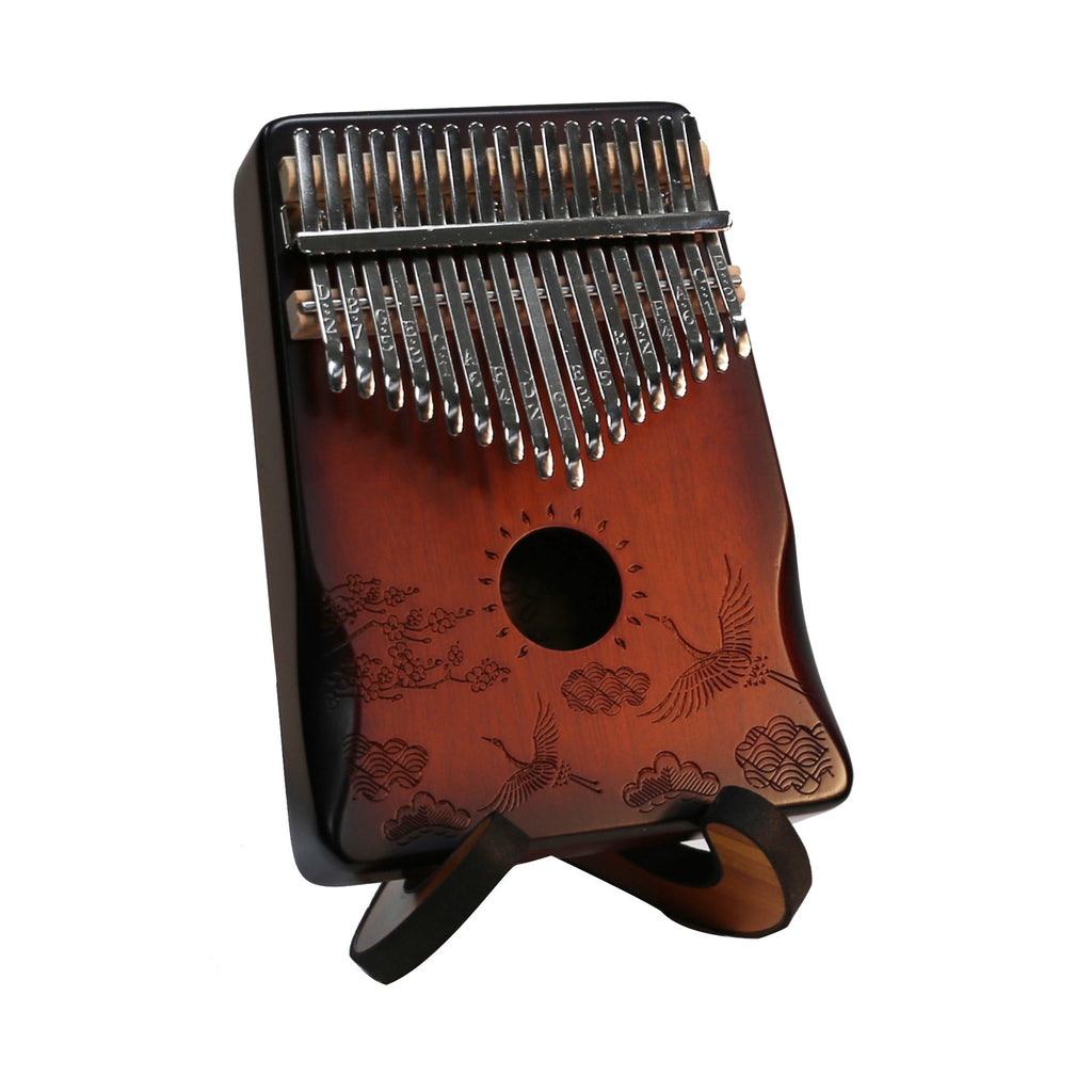 -CEGA 17-KEY BOX KALIMBA CKA01-GC-NP, WITH CASE - BROWNBURST-Living Music