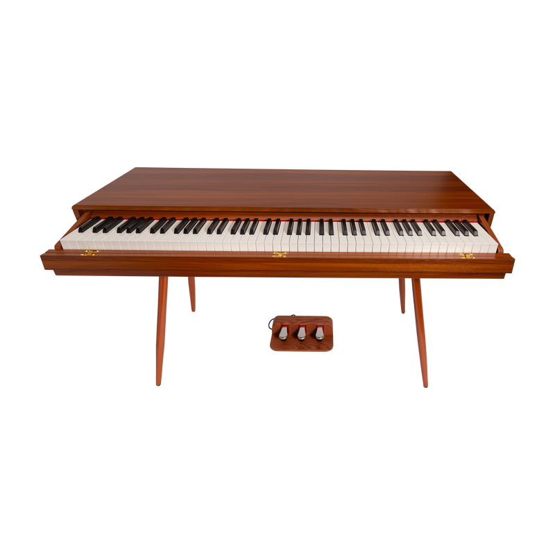 -CROWN CMDP-916-WGN UPRIGHT HIDEAWAY DIGITAL PIANO (Woodgrain)-Living Music