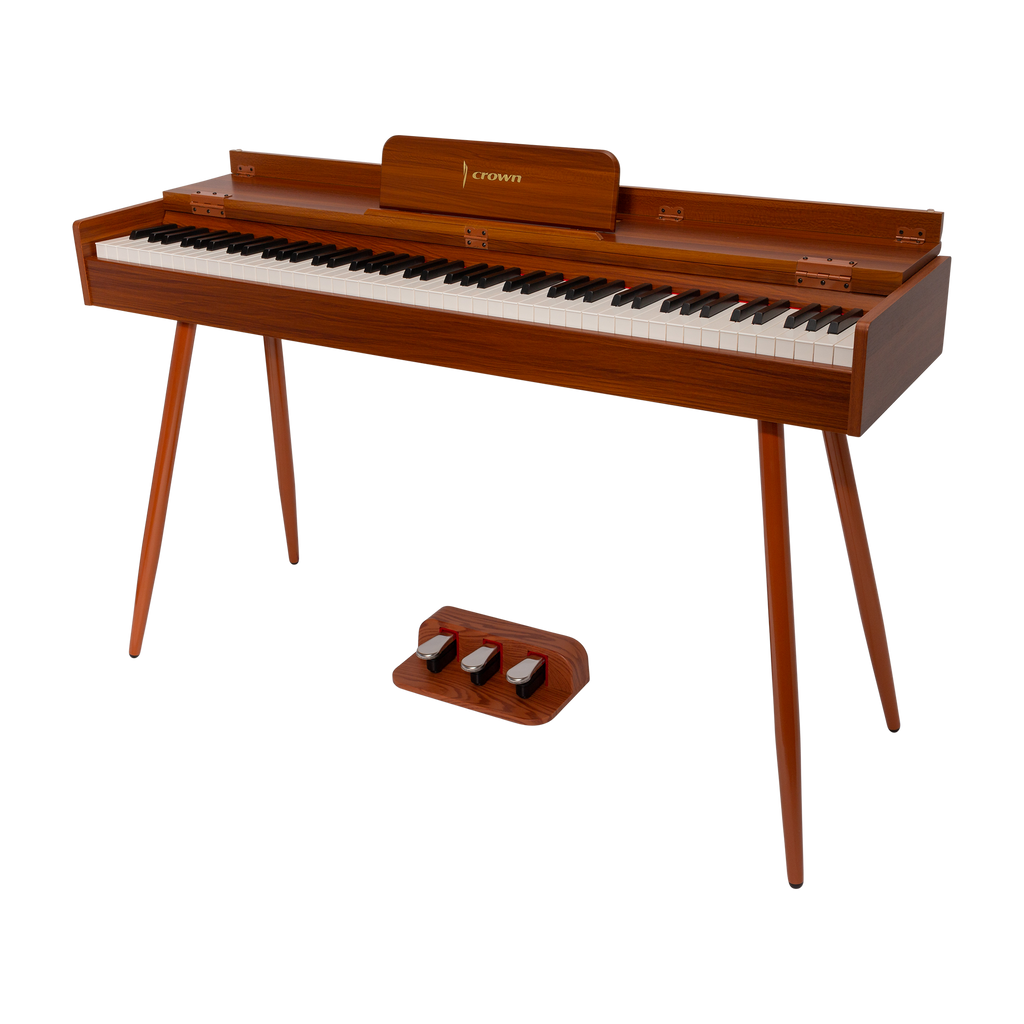 -CROWN CMDP-919-WDG 88 NOTE PORTABLE DIGITAL PIANO (WOODGRAIN)-Living Music